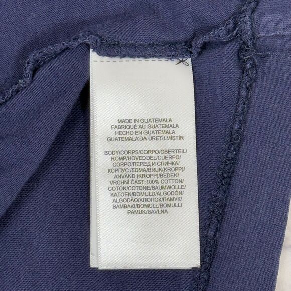 Polo Ralph Lauren Mens 4XB T-Shirt Navy Blue Crewneck Rainbow Jockey Big & Tall - Picture 5 of 5